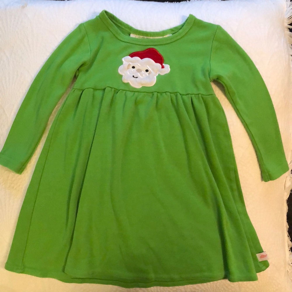 LOLLY WOLLY DOODLE Santa dress 18/24 mo